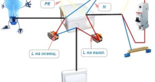 Схема подключения электрики
